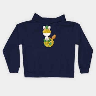 Bunny Pineapple Mermaid Kids Hoodie